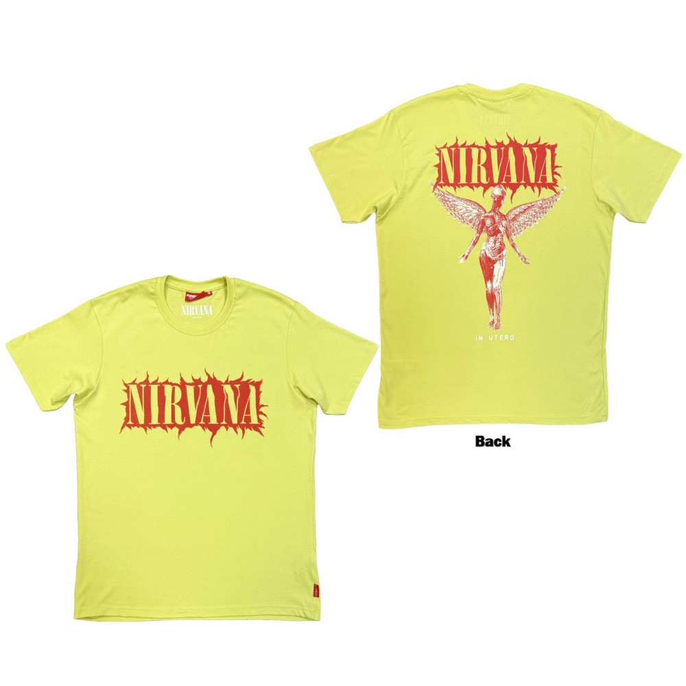 Nirvana - Unplugged In Utero Angel Unisex Tshirt - Green